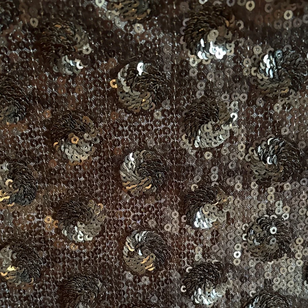 Talbots Black Sequin Wristlet Clutch with Velvet Bow - Picture 2 of 5